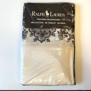 Ralph Lauren Gazebo King Pillowcases - set of two new in package